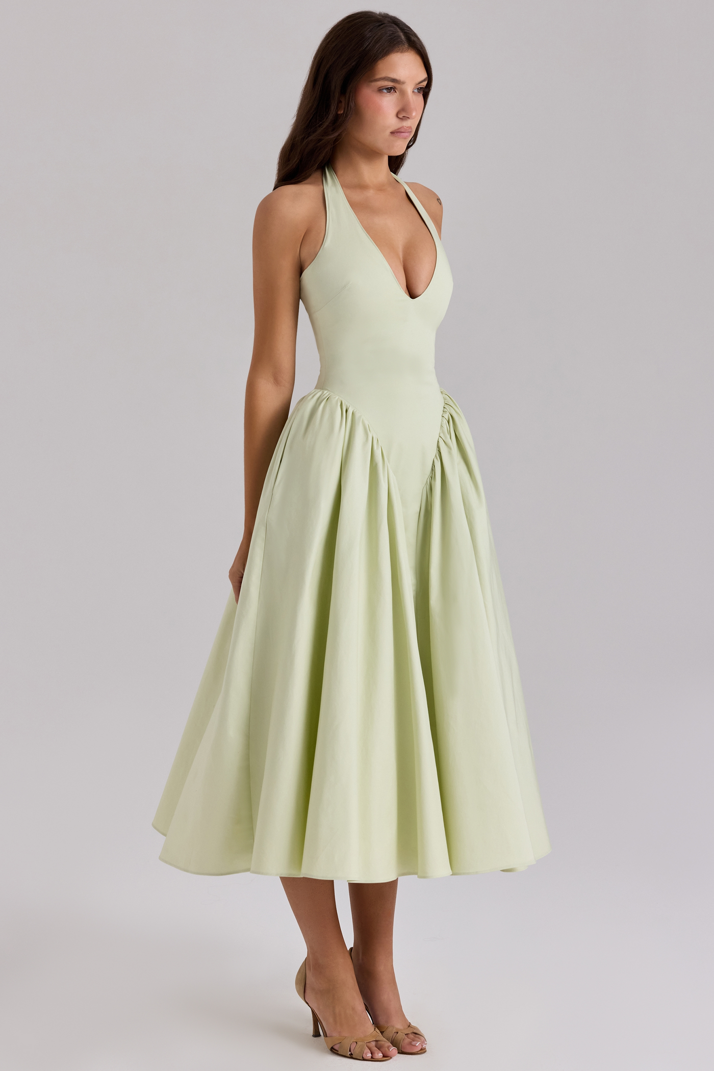Liana™ | Ruched Midi Dress